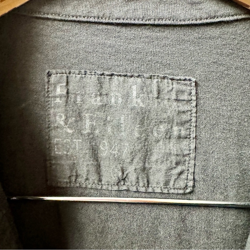 Frank & Eileen Nicole Long Sleeve Henley Dress Heritage Jersey Black Small S - Picture 8 of 14